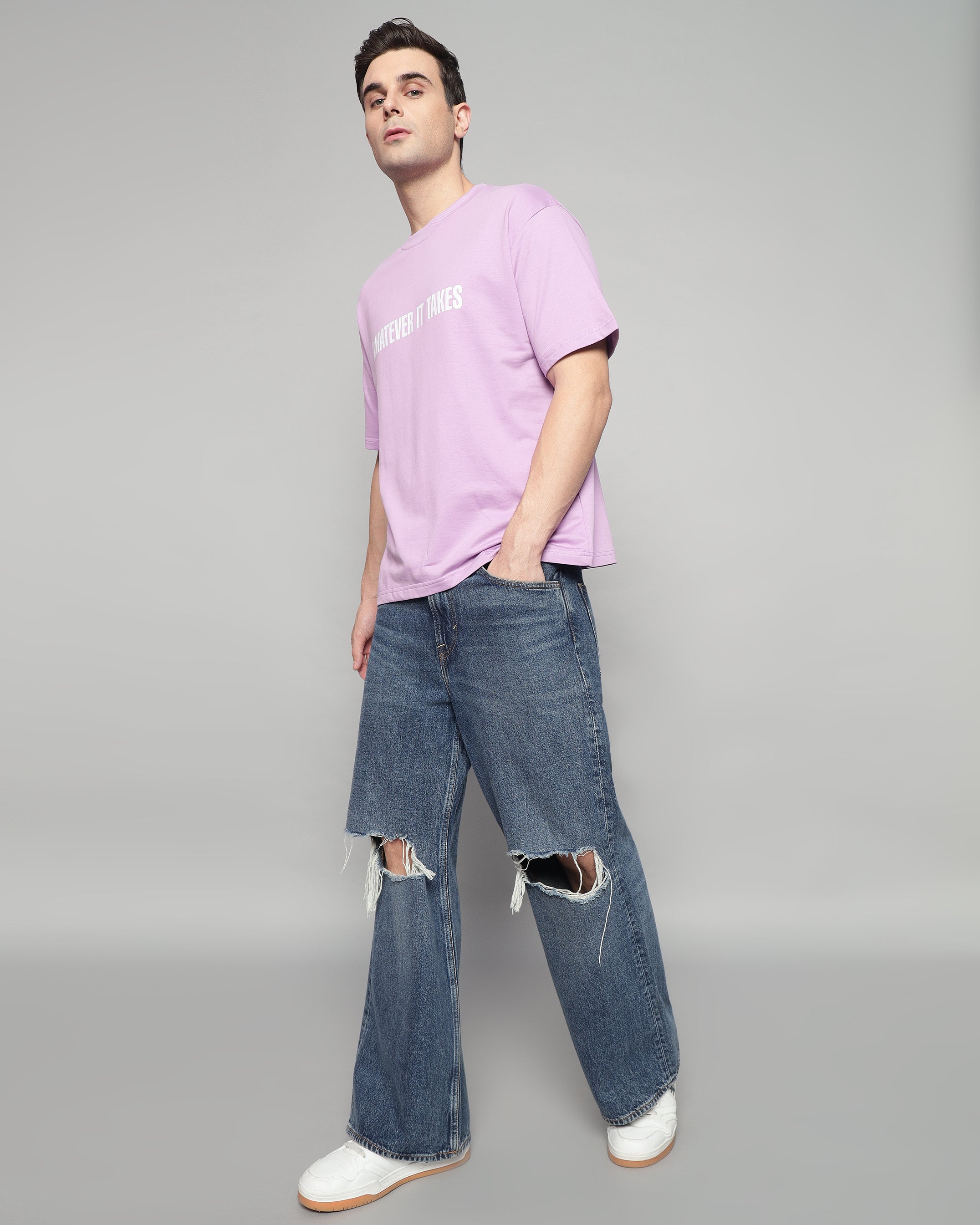 Oversized T-shirt Lavender