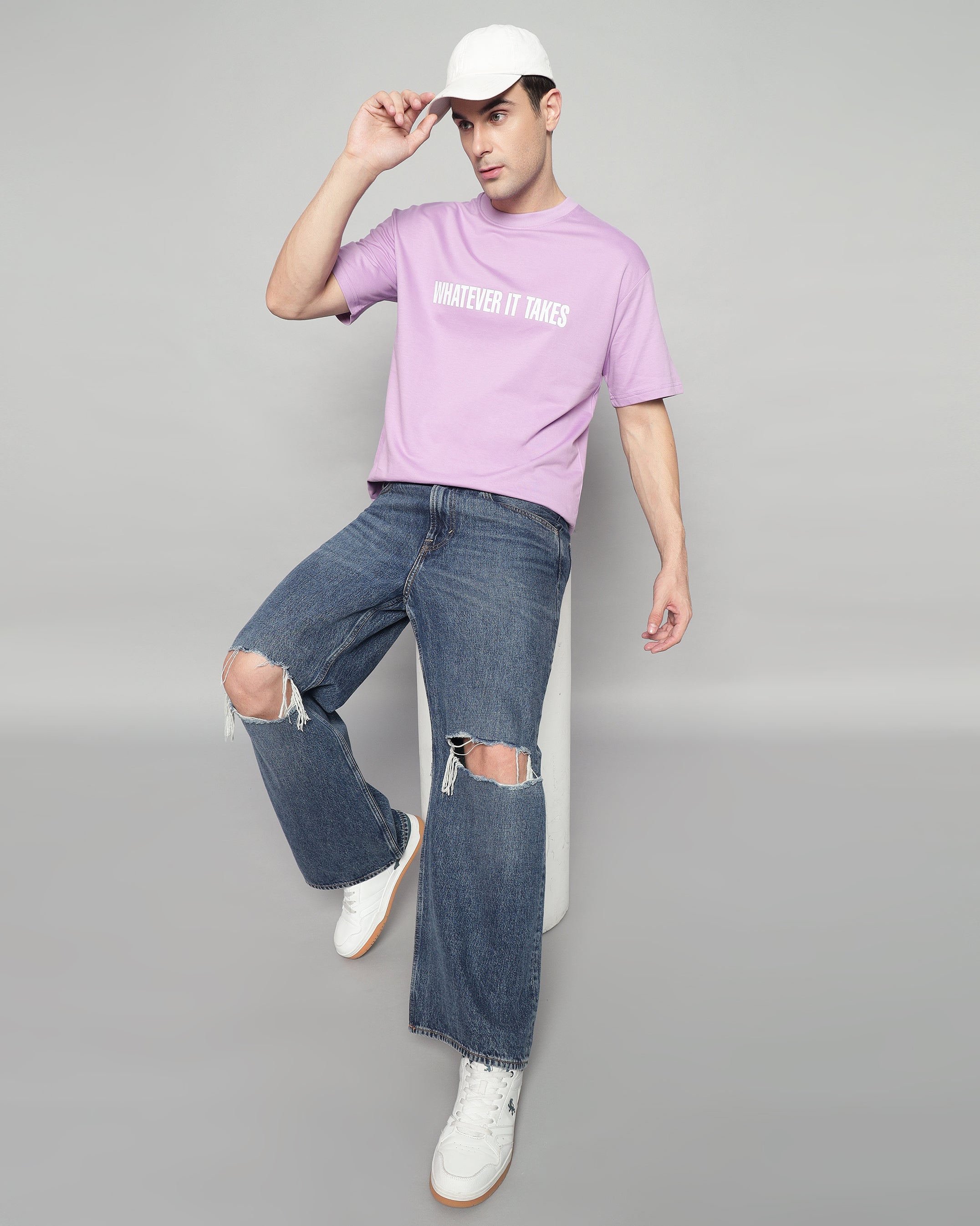 Oversized T-shirt Lavender