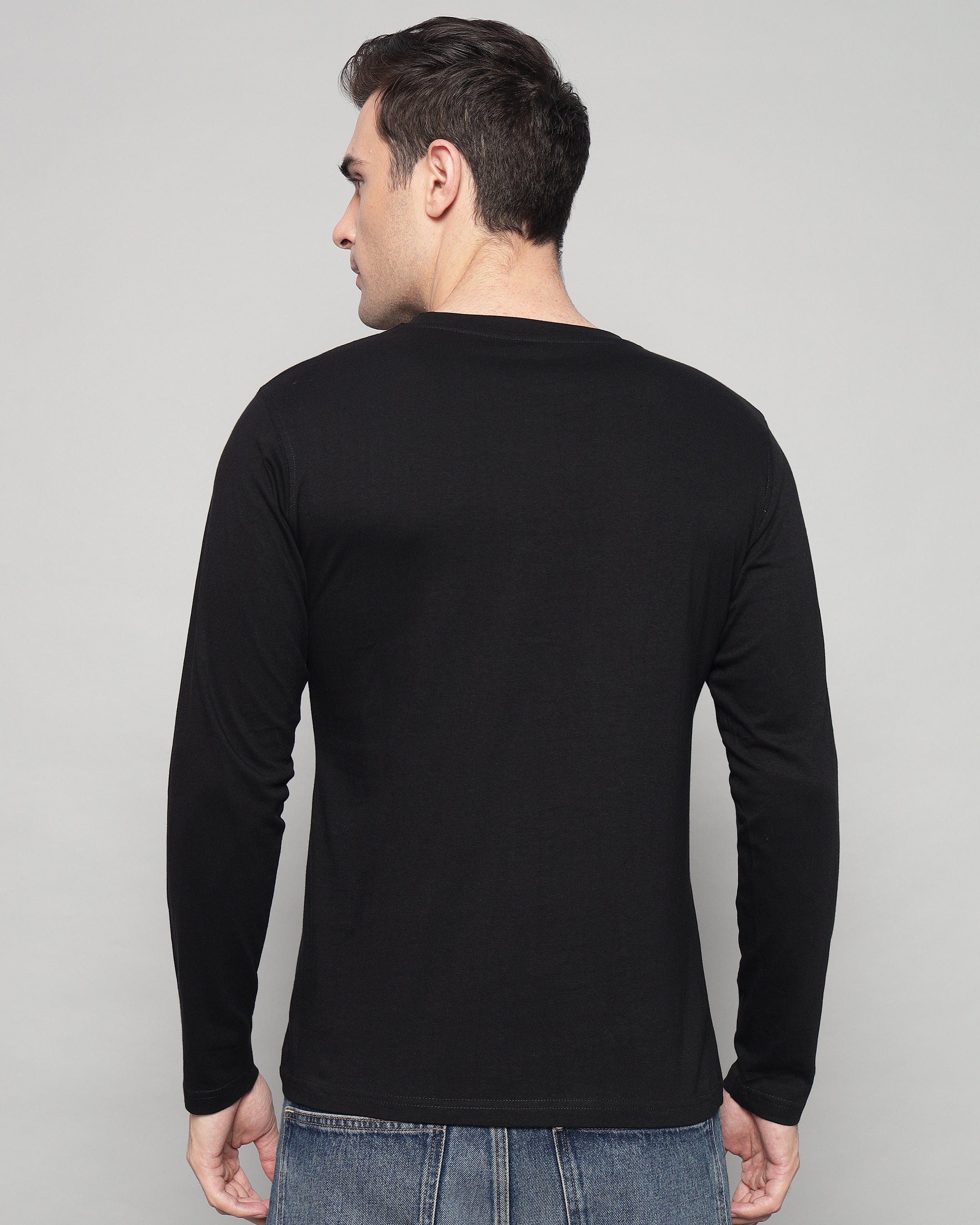 Caual Long Sleeve T-shirt - Black