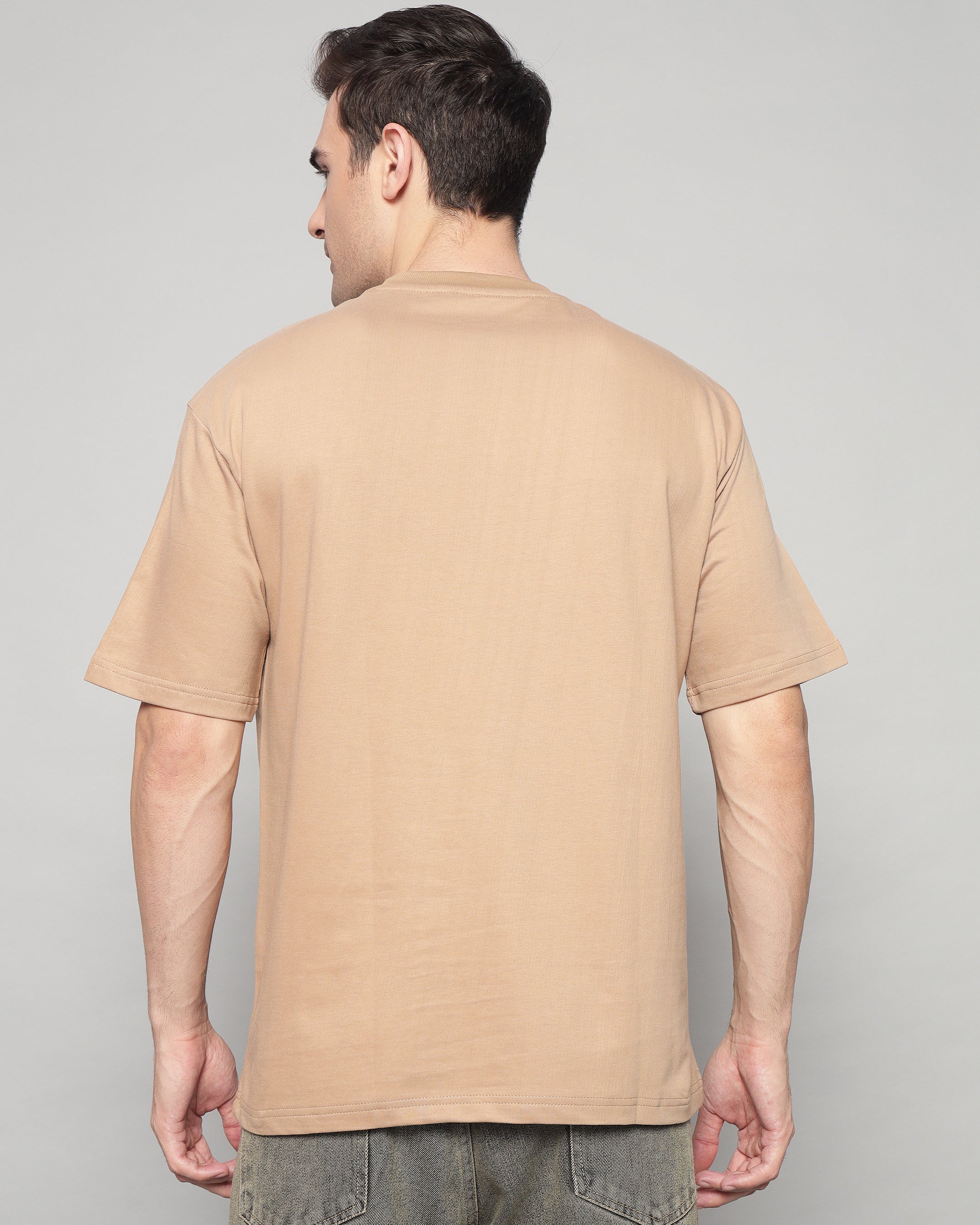 Oversized T-shirt Beige